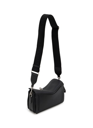 Detail View - Click To Enlarge - BALENCIAGA - Small Le 7 Cube Grained Leather Messenger Bag
