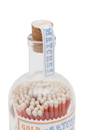 Detail View - Click To Enlarge - ARCHIVIST - Goldfish Stamp Match Bottle
