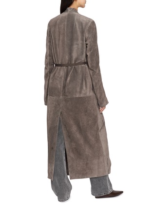 Back View - Click To Enlarge - RICK OWENS  - Cappotto Long Coat