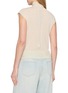 Back View - Click To Enlarge - RICK OWENS  - Turtleneck Cap Sleeve Knit Top