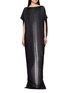 RICK OWENS  Dagger Print Draped Maxi Dress