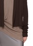  - RICK OWENS  - Naska Ribbed Sleeve Knit Cardigan