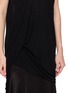  - RICK OWENS  - Hiked V-Neck T-Shirt