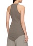 Back View - Click To Enlarge - RICK OWENS  - Basic Rib Tank Top