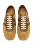 Detail View - Click To Enlarge - DRIES VAN NOTEN - Slim Suede Leather Men's Sneakers