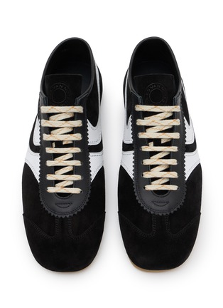 Detail View - Click To Enlarge - DRIES VAN NOTEN - Slim Suede Men's Sneakers