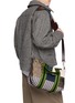 Figure View - Click To Enlarge - DRIES VAN NOTEN - Small Striped Patchwork Tote Bag