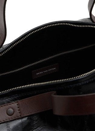 Detail View - Click To Enlarge - DRIES VAN NOTEN - Large Weekend Leather Bag