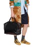 Front View - Click To Enlarge - DRIES VAN NOTEN - Large Weekend Leather Bag