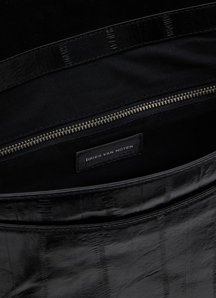 Detail View - Click To Enlarge - DRIES VAN NOTEN - Small Leather Messenger Bag