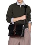Figure View - Click To Enlarge - DRIES VAN NOTEN - Small Leather Messenger Bag