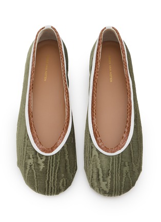 Detail View - Click To Enlarge - DRIES VAN NOTEN - Leather Ballerina Flats