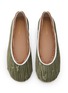 Detail View - Click To Enlarge - DRIES VAN NOTEN - Leather Ballerina Flats