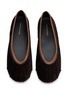 Detail View - Click To Enlarge - DRIES VAN NOTEN - Leather Ballerina Flats