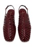 Detail View - Click To Enlarge - DRIES VAN NOTEN - Square Toe Leather Ballerina Flats