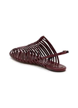  - DRIES VAN NOTEN - Square Toe Leather Ballerina Flats