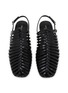Detail View - Click To Enlarge - DRIES VAN NOTEN - Square Toe Leather Ballerina Flats