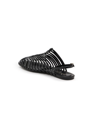  - DRIES VAN NOTEN - Square Toe Leather Ballerina Flats
