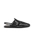 DRIES VAN NOTEN Square Toe Leather Ballerina Flats