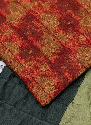 Detail View - Click To Enlarge - DRIES VAN NOTEN - Fidel Embroidered Cotton Blend Scarf