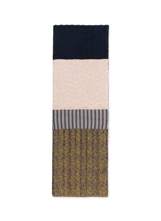 Detail View - Click To Enlarge - DRIES VAN NOTEN - Fidel Embroidered Cotton Blend Scarf