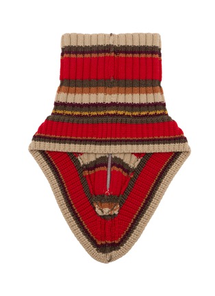 Detail View - Click To Enlarge - DRIES VAN NOTEN - Wool Zip Collar