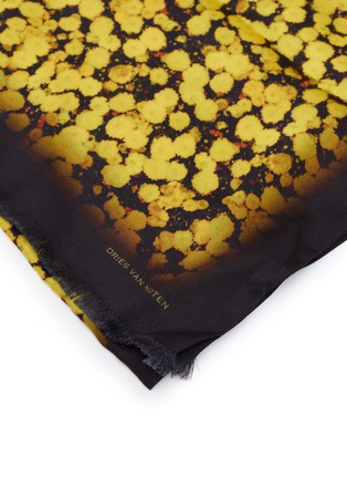Detail View - Click To Enlarge - DRIES VAN NOTEN - Printed Satin Scarf
