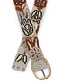 Detail View - Click To Enlarge - CASA POMA - Embroidered Flowers Belt