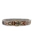 CASA POMA Embroidered Flowers Belt