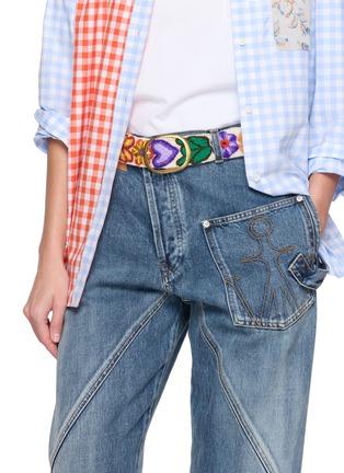 Figure View - Click To Enlarge - CASA POMA - Embroidered Ladybird Belt
