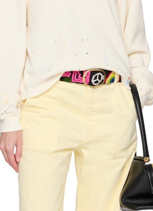 Figure View - Click To Enlarge - CASA POMA - Lama Embroidered Belt
