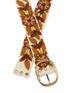 Detail View - Click To Enlarge - CASA POMA - Embroidered Sunflowers Belt