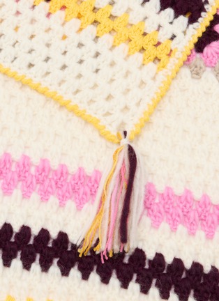 Detail View - Click To Enlarge - CASA POMA - Chacana Crochet Knit Scarf
