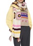 Figure View - Click To Enlarge - CASA POMA - Chacana Crochet Knit Scarf