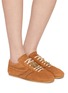 Figure View - Click To Enlarge - DRIES VAN NOTEN - Lace Up Suede Women's Sneakers