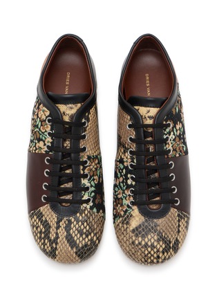 Detail View - Click To Enlarge - DRIES VAN NOTEN - Patchwork Women's Sneakers