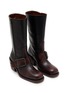 Detail View - Click To Enlarge - DRIES VAN NOTEN - Calf Length Leather Boots