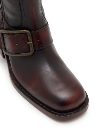 Detail View - Click To Enlarge - DRIES VAN NOTEN - Calf Length Leather Boots