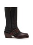DRIES VAN NOTEN Calf Length Leather Boots