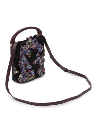 Detail View - Click To Enlarge - DRIES VAN NOTEN - Small Floral Embroidered Bag