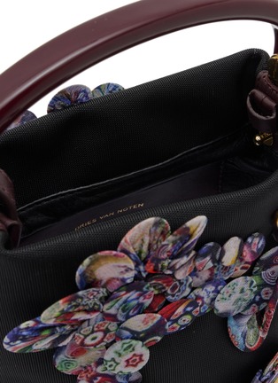 Detail View - Click To Enlarge - DRIES VAN NOTEN - Small Floral Embroidered Bag