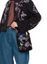 Front View - Click To Enlarge - DRIES VAN NOTEN - Small Floral Embroidered Bag