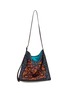 DRIES VAN NOTEN Large Scarf Print Shoulder Bag