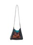 DRIES VAN NOTEN Medium Scarf Print Shoulder Bag