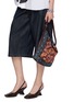 Figure View - Click To Enlarge - DRIES VAN NOTEN - Medium Scarf Print Shoulder Bag