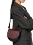 Front View - Click To Enlarge - DRIES VAN NOTEN - Small Leather Crossbody Flap Bag