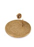 Detail View - Click To Enlarge - DRIES VAN NOTEN - Glass Disc Strass Handmade Earrings