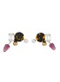 Main View - Click To Enlarge - DRIES VAN NOTEN - Glass Strass Handmade Earrings