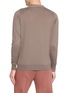 Back View - Click To Enlarge - JOHN SMEDLEY - Bernard V-Neck Cardigan