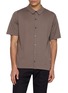 JOHN SMEDLEY Folke Full Button Cotton Knit Polo Shirt